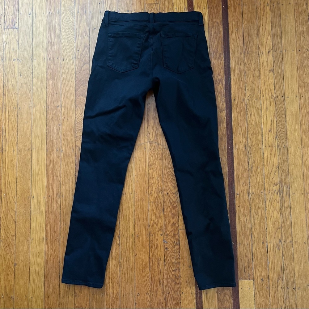 J. Brand black skinny leg black stretch jeans denim pants 29 EUC
